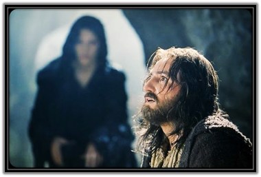 Jesús en el huerto de los olivos y Satanás