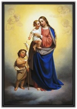María - Niño Jesús - Juan Bautista