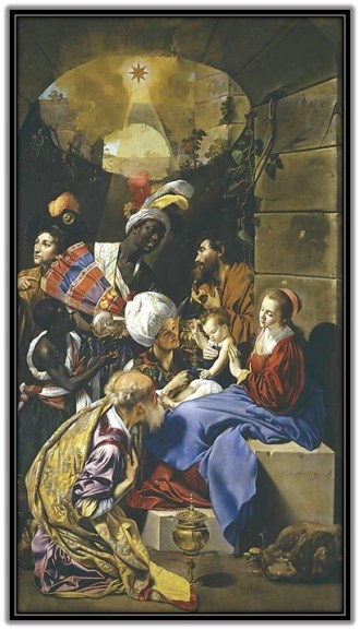 Sagrada Familia - Adoración de los Reyes Magos