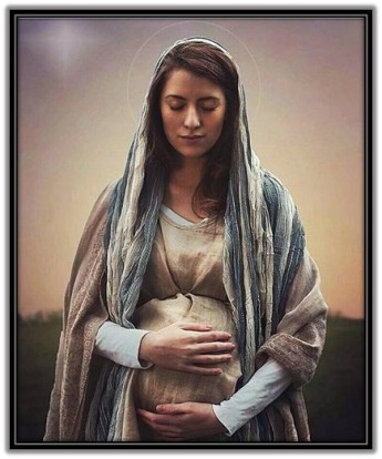 Virgen María embarazada del Niño Jesús