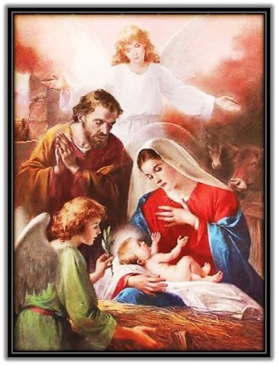 Sagrada Familia - adoración de ángeles