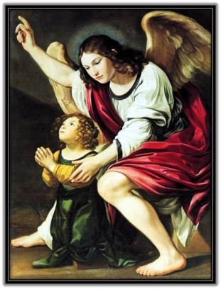 Ángel Custodio - niño rezando