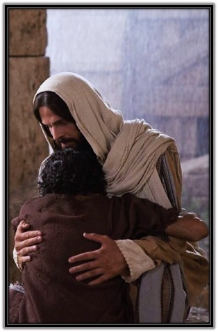 Jesús perdona al pecador arrepentido