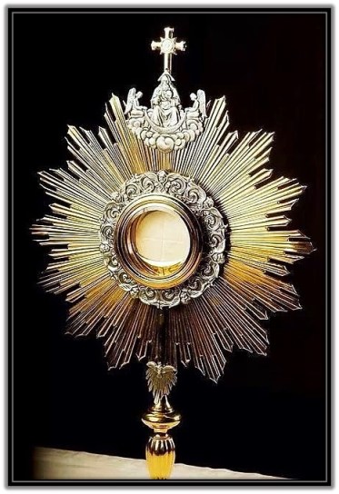 Custodia con Jesús Sacramentado