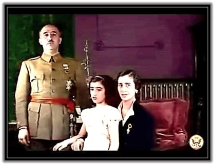Francisco Franco - En familia