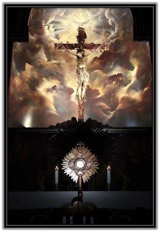 Jesús Sacramentado y Crucificado
