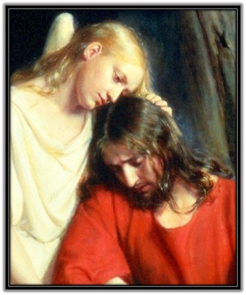 Jesús consolado por el Ángel 1