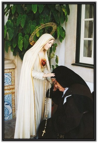 Virgen de Fátima y Lucia