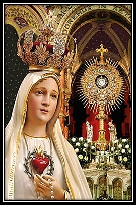 Corazón de María y Jesús Sacramentado