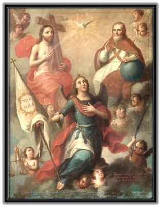 La Santísima Trinidad y San Miguel Arcángel